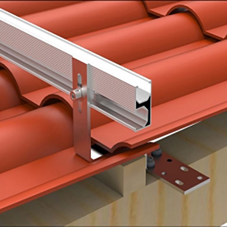 Solar Roof Mounting System For Tiles Roofing