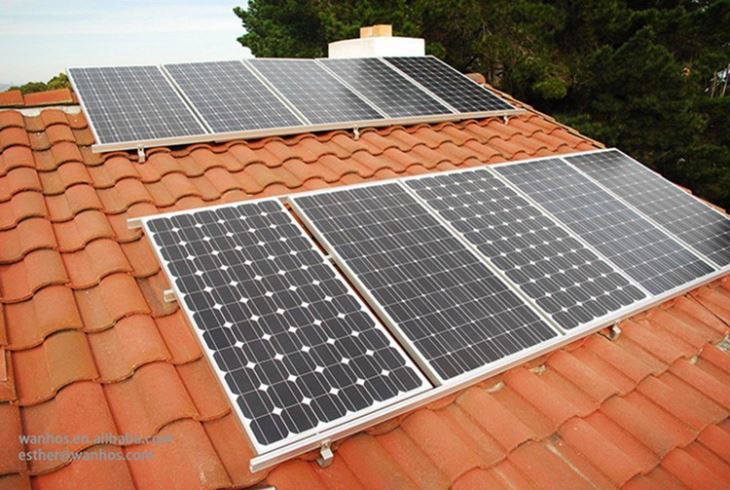 Solar Roof Mounting System For Tiles Roofing