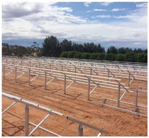 Adjustable Ground Mount Solar Racking System Project